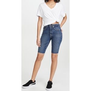 GOOD AMERICAN Bermuda Denim Jean Shorts